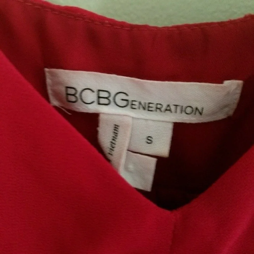 Red BCBG Floaty Dress - Picture 3 of 3